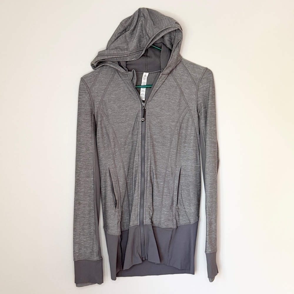 Lululemon Athletica Gray Studio Full Zip-Up Jacket